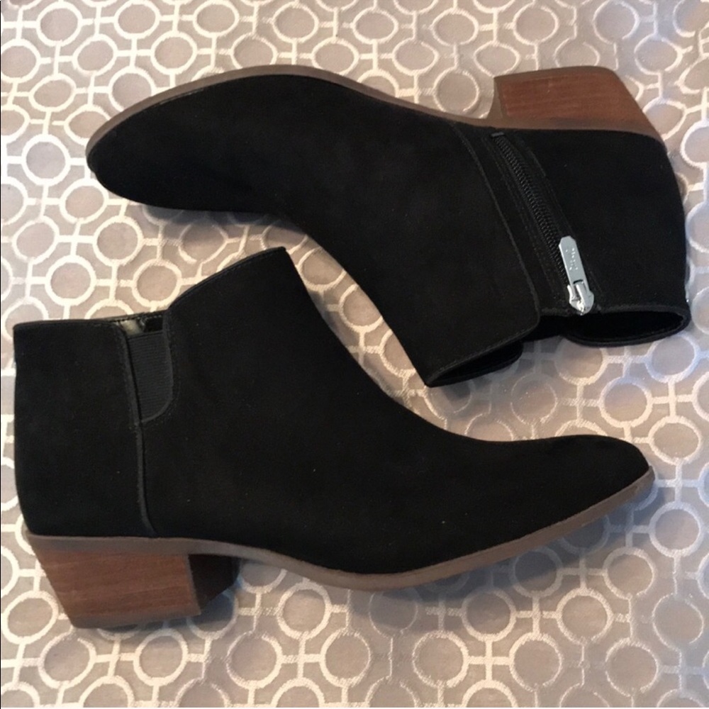 Black ankle boots